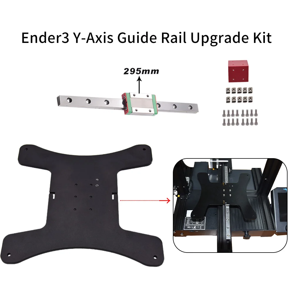 Комплект обновления 3D-принтера BLV Y Axis MGN12H линейной рейки для Ender3/Ender3 V2/Ender 3 Pro