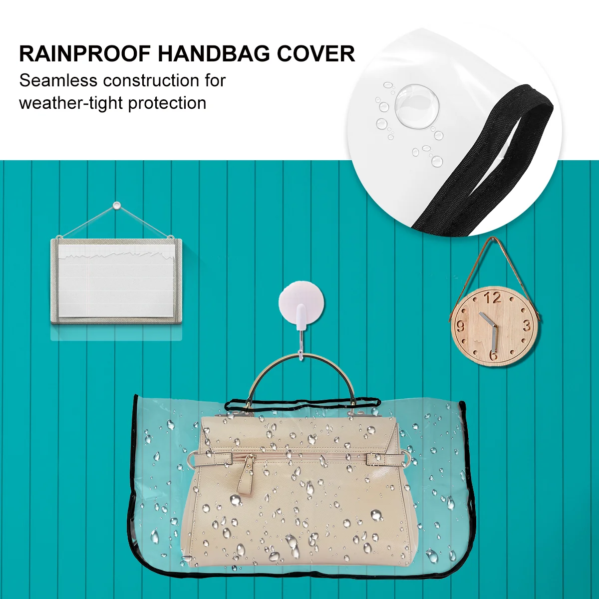 

School Bag Rain Cover Book Tote Handbag Camping Hiking Waterproof Outdoor Rainproof Eva Material
