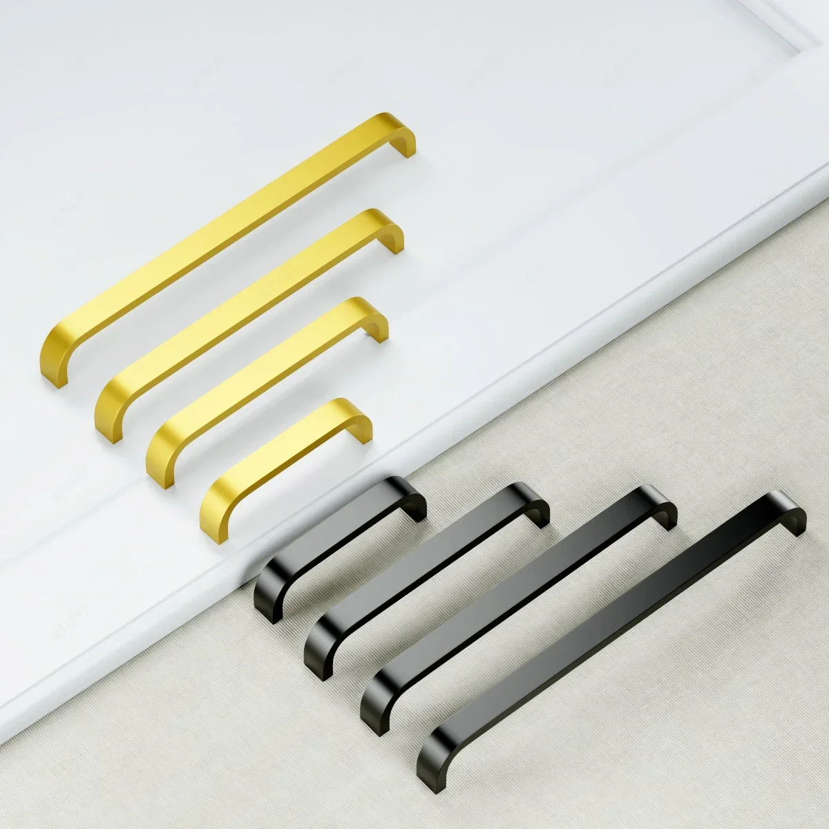 64/96/128/160/192 мм золотые черные серебряные космические алюминиевые ручки кухонные