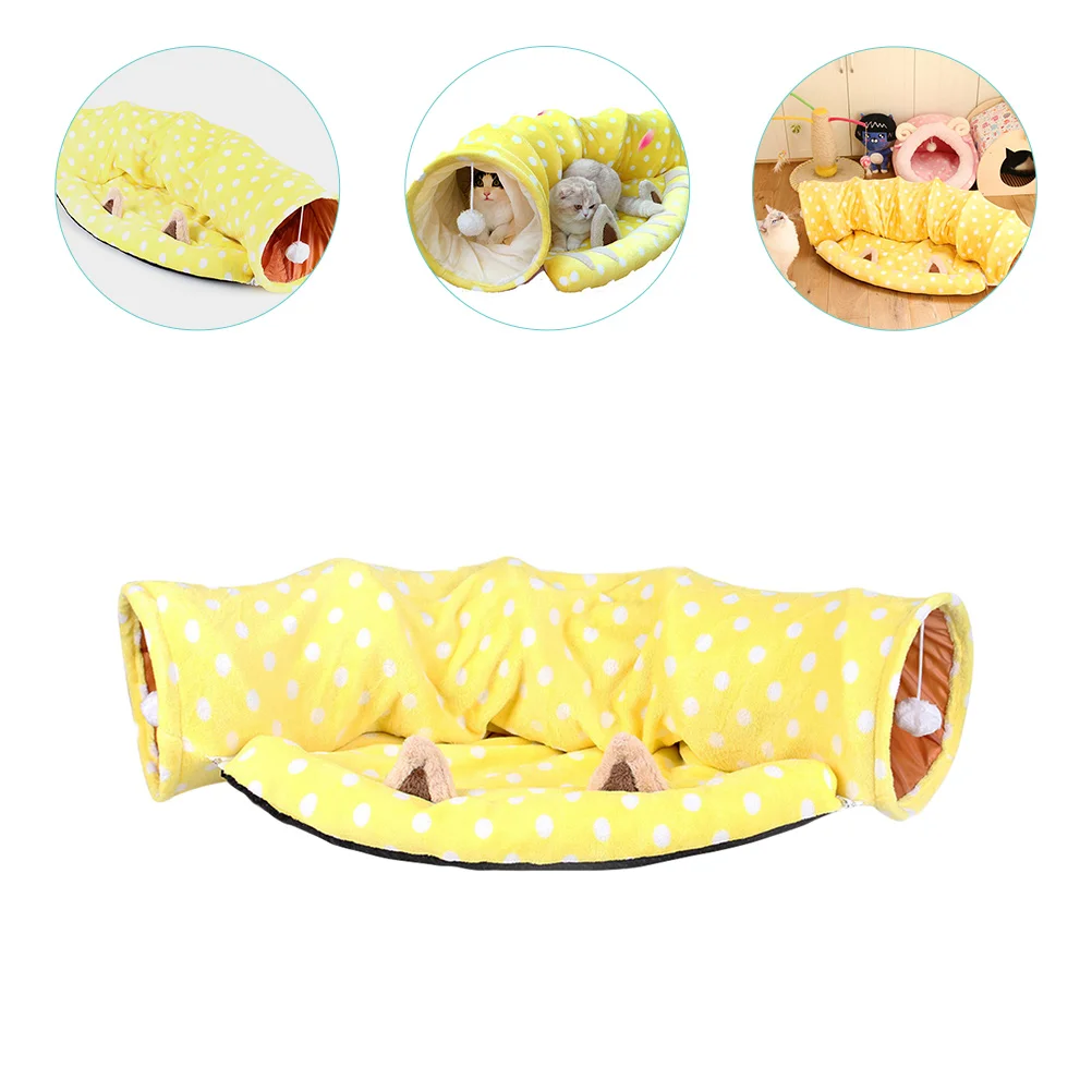 

Rabbit Tunnel Bunny Bunnies Indoor Tunnels Rabbits Hideouts Cat Toys Bed Hide Tube Hideout Collapsible Supplies Houses House