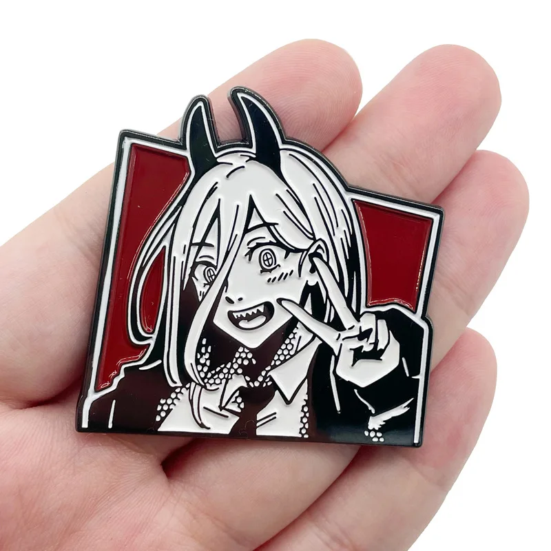 

Manga Chainsaw Man Enamel Pin Anime Lapel Pins for Backpacks Cute Things Brooches Badges on Backpack Brooch for Clothes Jewelry