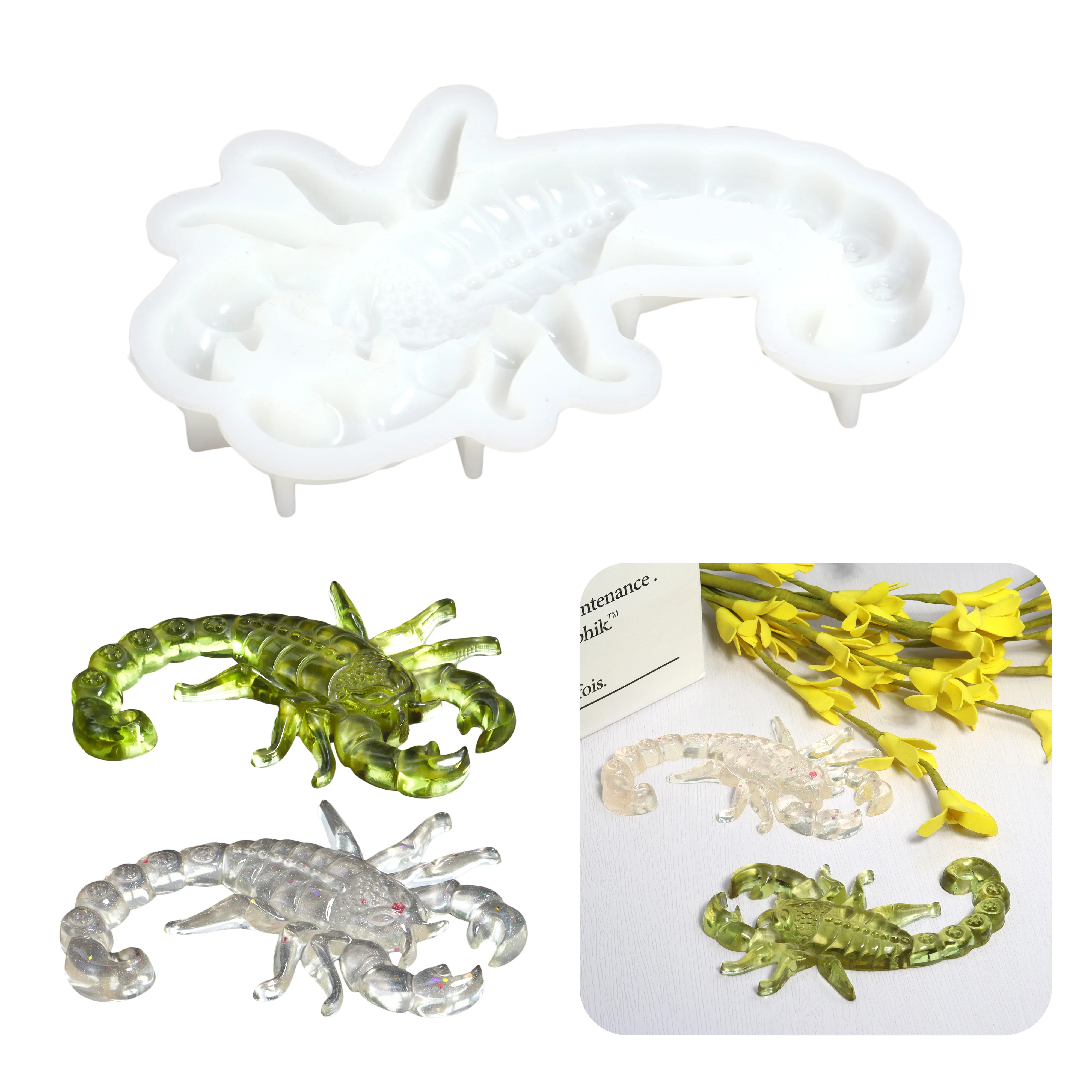 Силиконовая форма в виде скорпиона