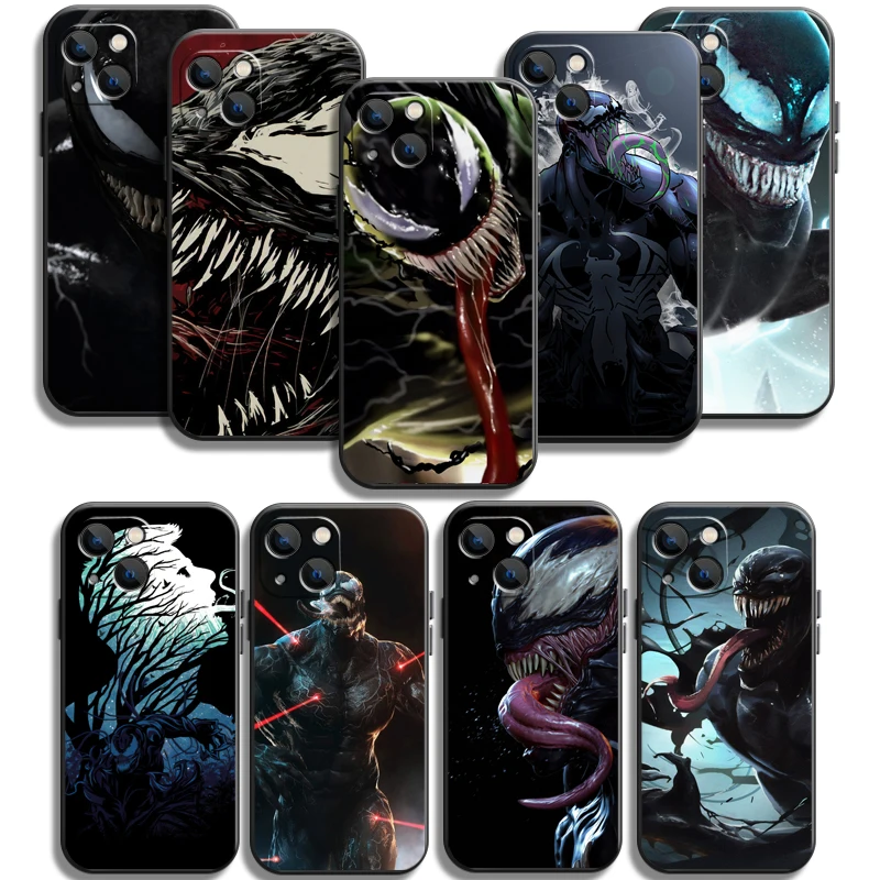 

Marvel Venom Heroes Phone Cases For iPhone 11 12 13 14 Pro Max 11 12 Pro 12 Pro Max 12 Mini 13 Pro 13 Pro Max Soft TPU Carcasa