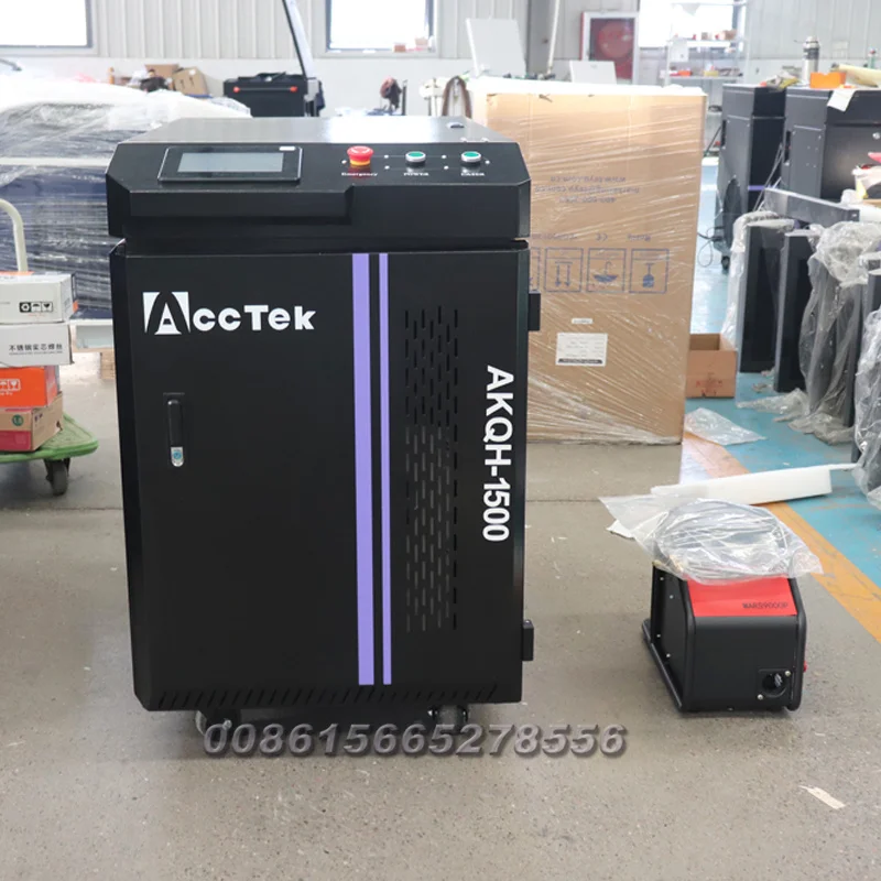 Новый дизайн 1500 Вт волоконно-лазерный сварщик очиститель и резак для