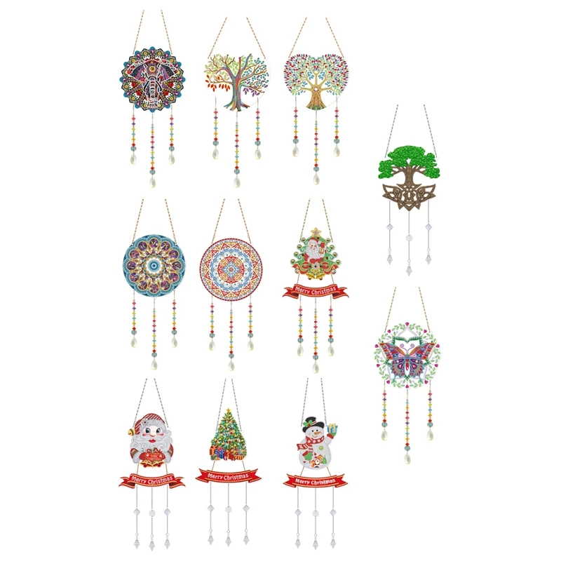 

Ветряные колокольчики «сделай сам», Радужный аппарат, подвесной Ловец Солнца для окон, украшение для террасы, балкона, сада