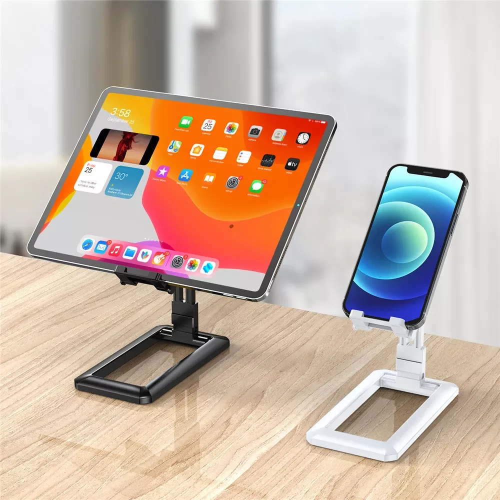 

Foldable Phone Holder Stand For iPhone 12 Xiaomi Redmi note 10 pro Mobile Phone Tablet Mount Desk Support Stand For Apple ipad