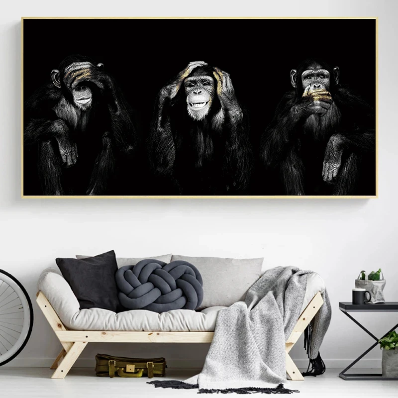 Плакаты с животными больших размеров плакаты на холсте настенное искусство