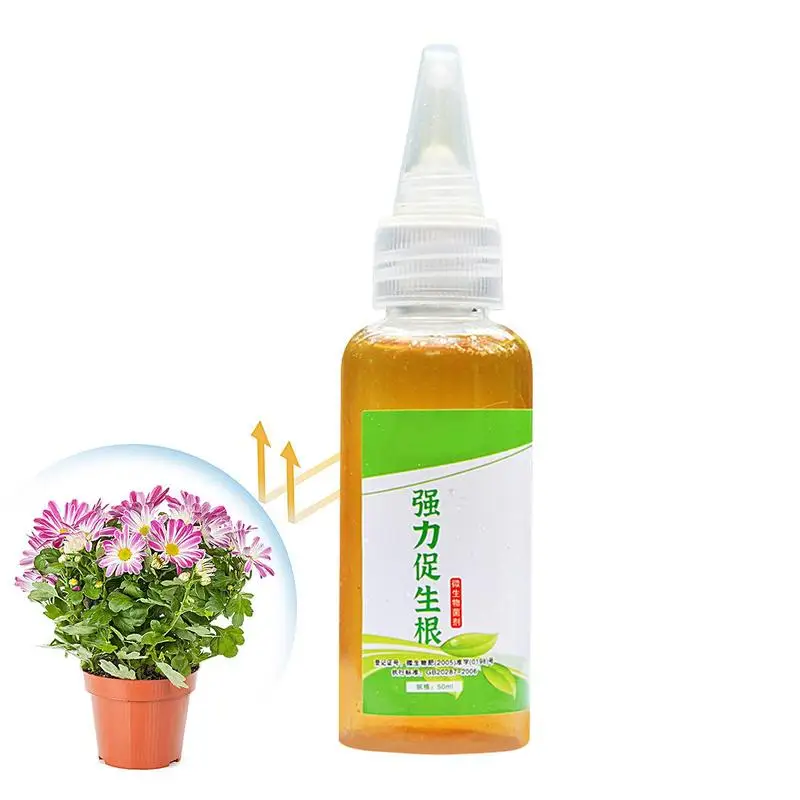 

50ml Plant Rooting Stimulator Liquid Rapid Rooting Agent Liquid Rooting Fertilizer Rich Nutrient Fast Acting Plant Seedling