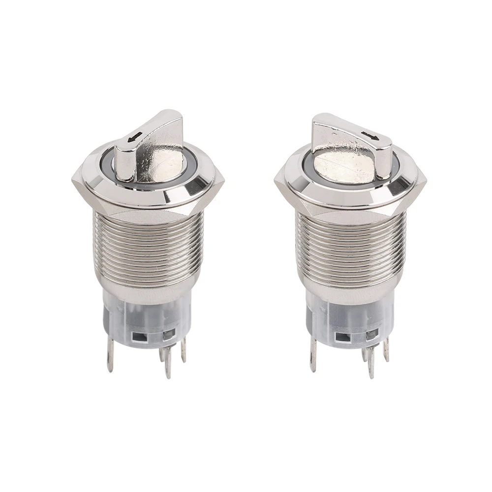 Поворотный переключатель DIANQI 19 мм латунь 2-3 позиции