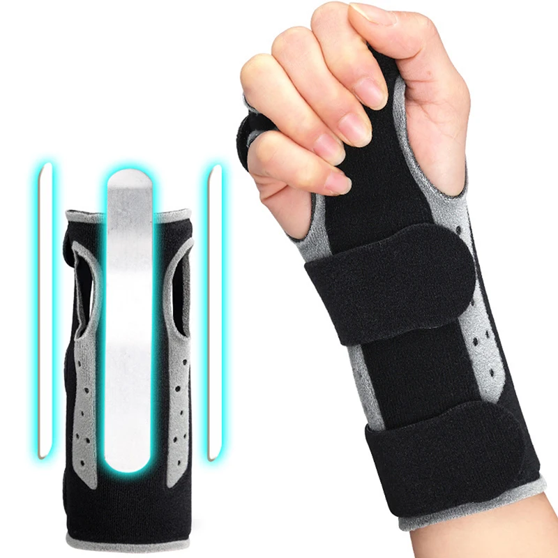 

1PC Wrist Brace for Carpal Tunnel Relief Night Support,Support Hand Brace with 3 Stays,Adjustable Wrist Support Splint