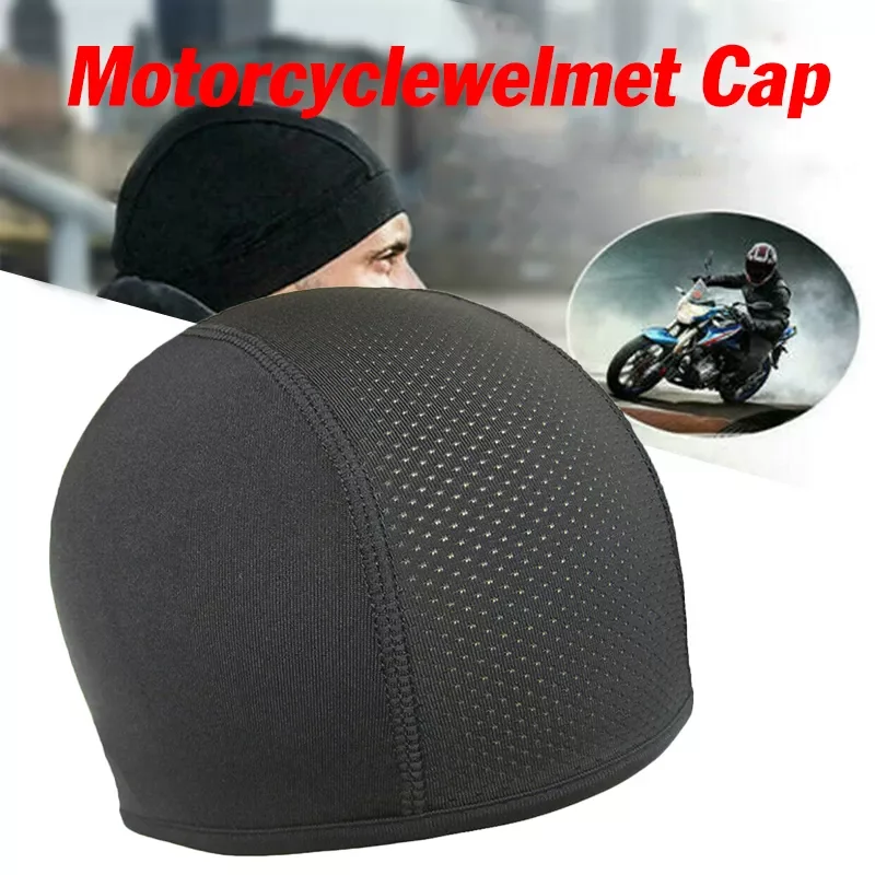 Moisture Wicking Cooling Skull Cap Moto Cool Max Hat Dry Breathable Hat Summer Helmet Inner Cooling Cap Accessories