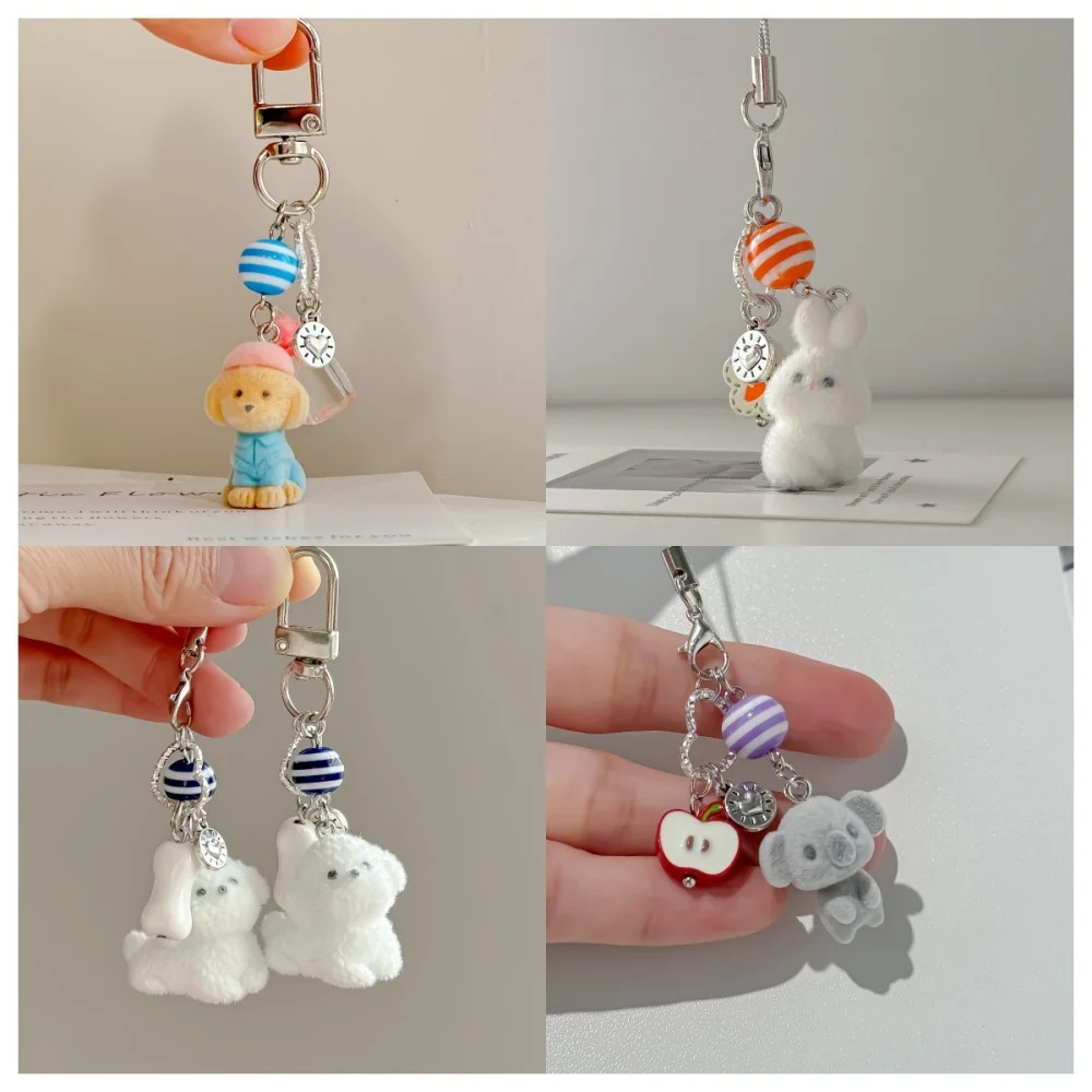 Милый плюшевый брелок с подвеской для телефона в виде животного школьный рюкзак