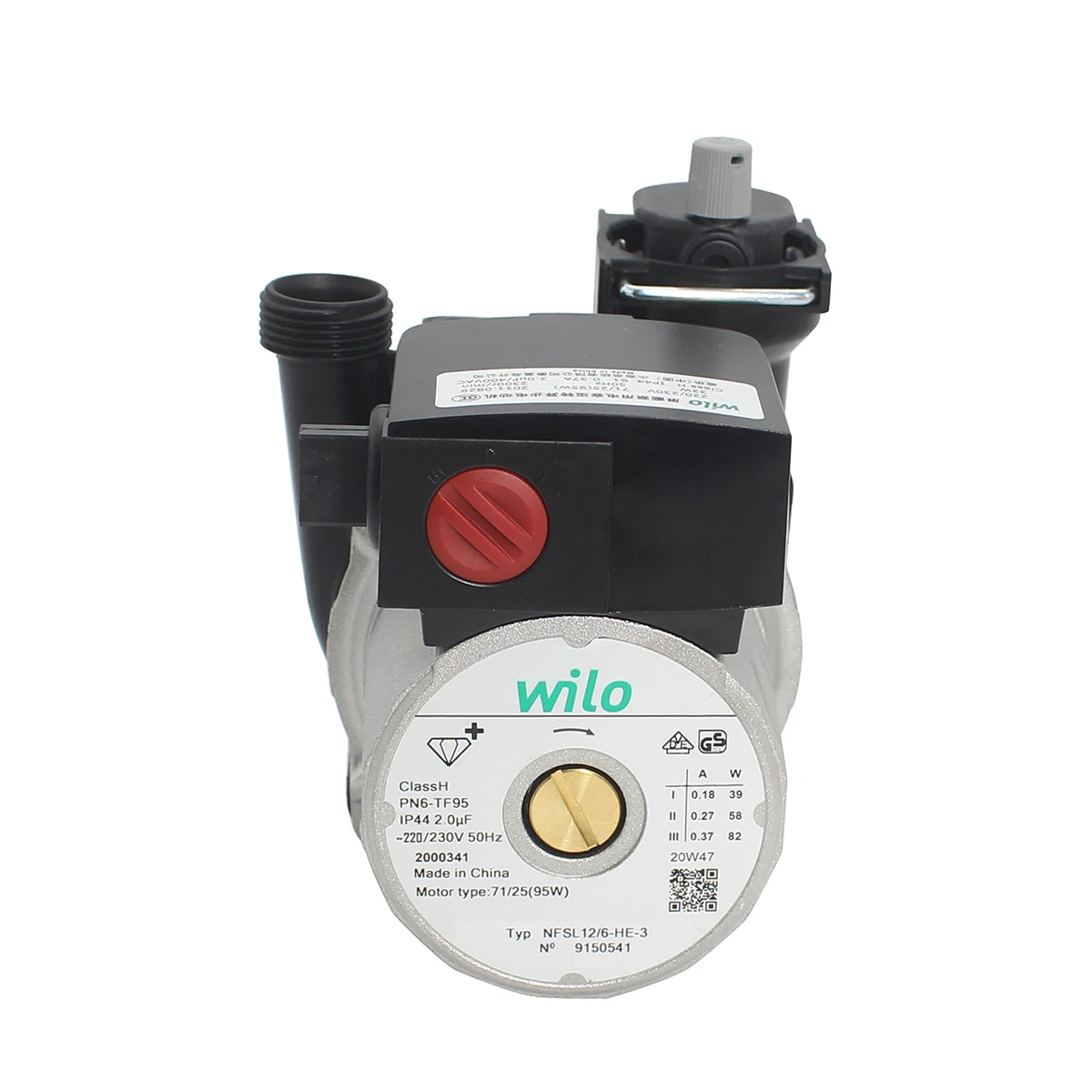

Wilo pump NFSL 12/6-HE-3 N ° 9150541 тип двигателя 71/25(95 вт)
