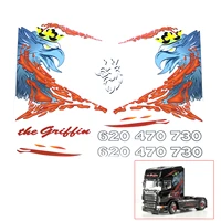 degree gripen sticker for 114 tamiya scania r730 r620 rc tractor truck model