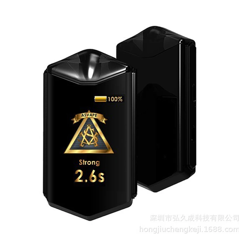 Original ASVAPE Touch Screen POD Vape Vaporizador Can Input Photos 500mAh Battery E-cig MOD Mod