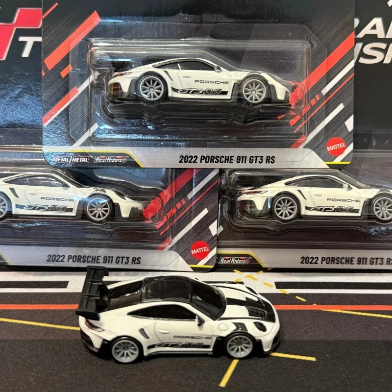 Фото Новые Hot Wheels Premium 2026 Новая поп-культура 2022 Porsche 911 GT3 Rs Gran Turismo 1:64 Литая под давлением модель автомобиля Коллекционная игрушка-автомобиль №3