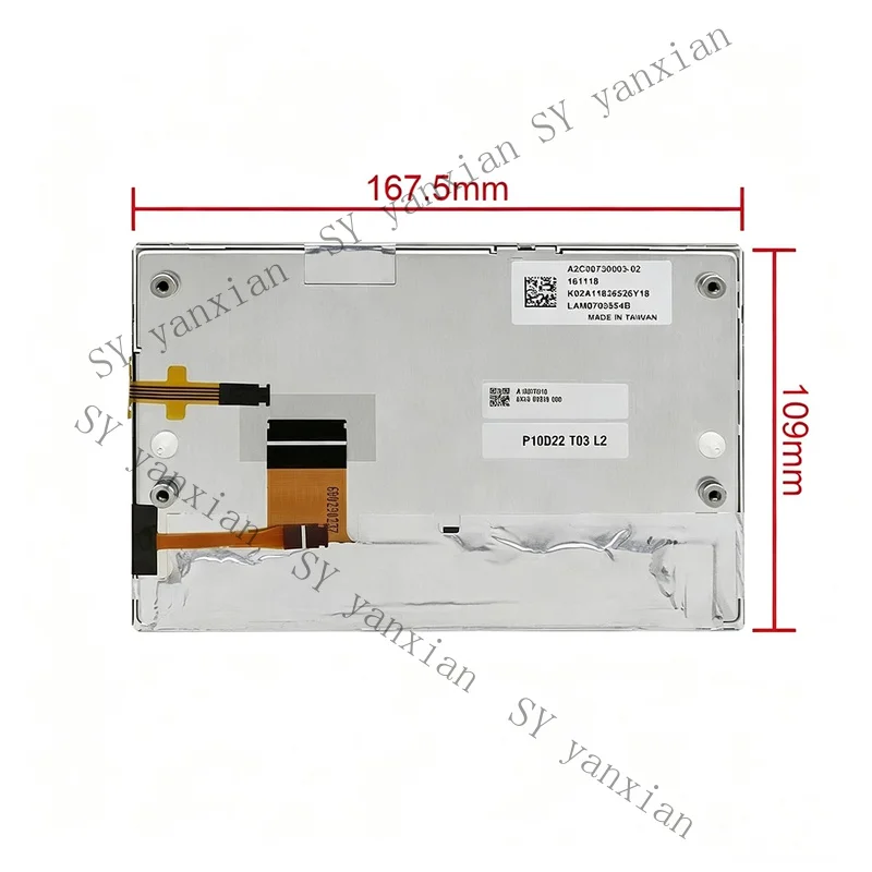 Фото Дисплей LCD LAM0703554B для Citroen C5 C3xr Peugeot 208 2008 308 №1