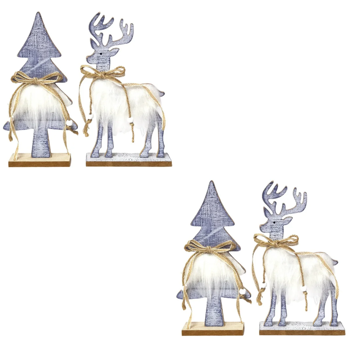 

Decor Christmas Table Xmas Desktop Home Party Centerpieces Festival Reindeer Ornaments Figurine Centerpiece Ornament Decorations