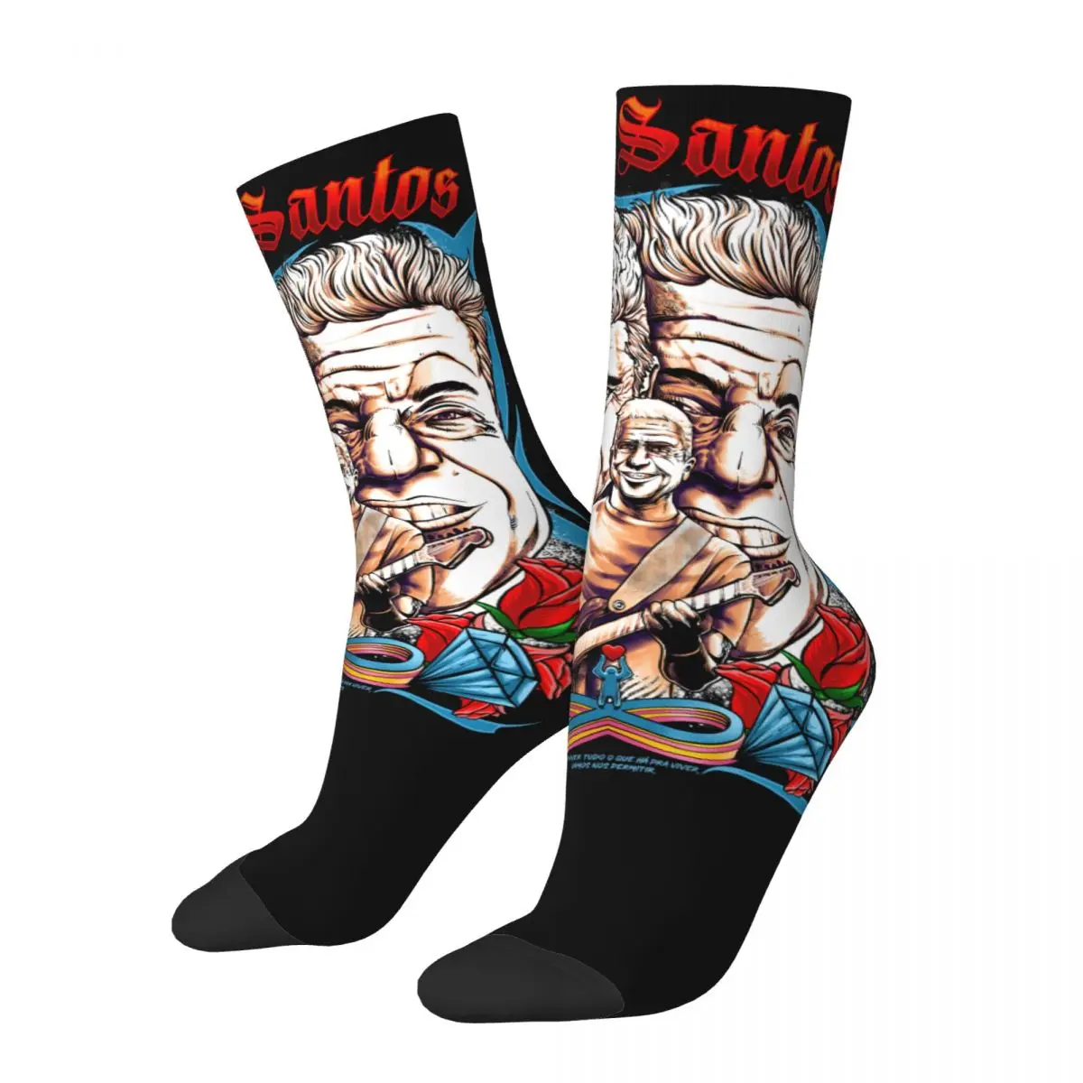 

Female Male Lulu Santos Socks Soft Casual Socks Harajuku Merch Middle TubeSocks Wonderful Gifts