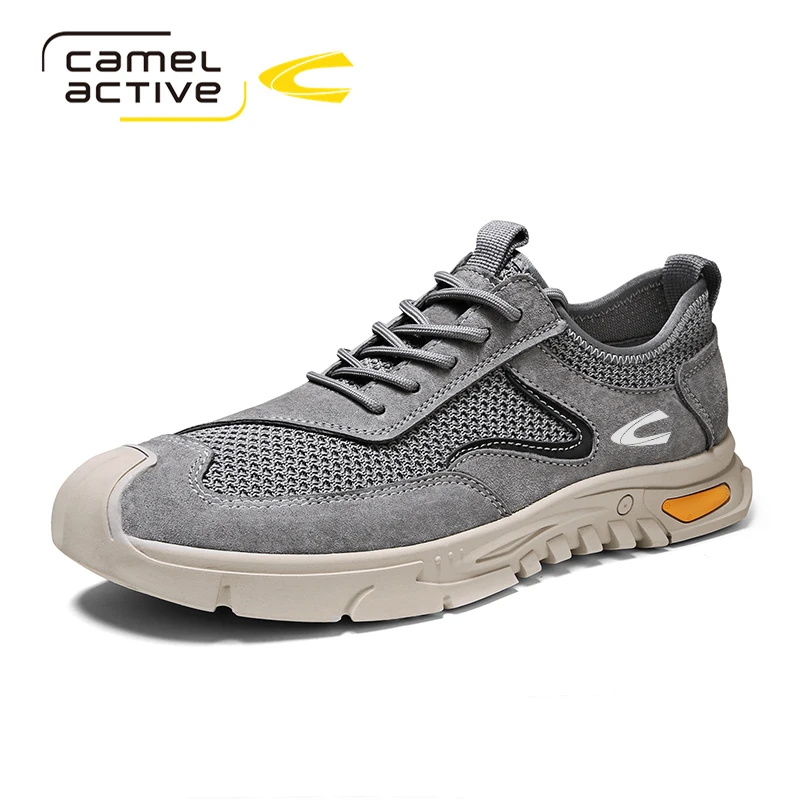 

Мужские кроссовки на плоской подошве Camel Active, Повседневная дышащая сетчатая обувь для тренировок, модная обувь для отдыха, весна-осень