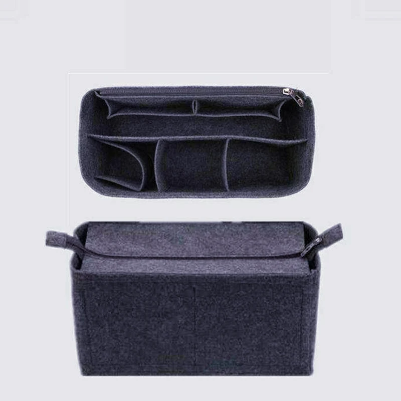 

Luxury Designer Handbag Make up Organizer Liner Bag 2021 Shopper Purse Portable Cosmetic Bag Suitable for Totes of Various Brand