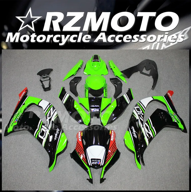 

4Gifts New ABS Motor Fairings Kit Fit For Kawasaki Ninja ZX-10R ZX10R 2016 2017 2018 2019 16 17 18 19 Bodywork Set