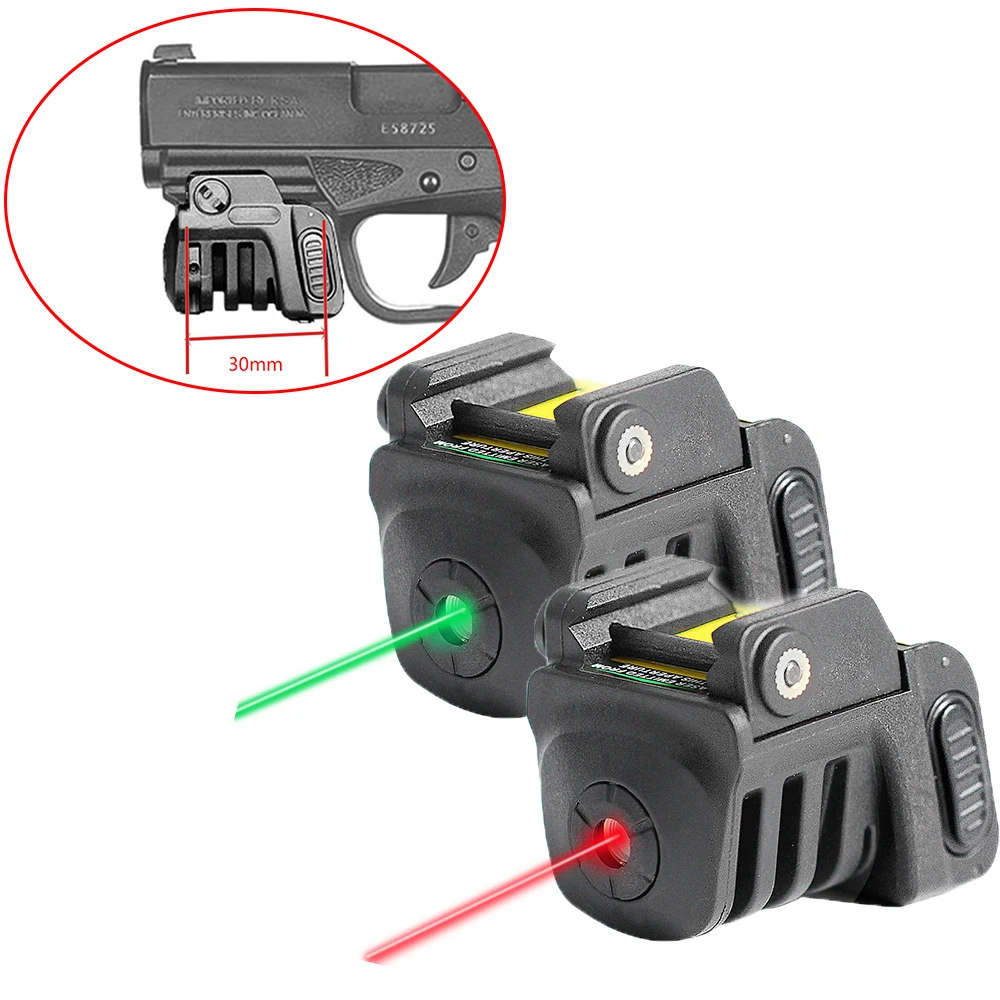 

Tactical Weapon Pistol Gun Rechargeable Green Red Dot Laser Pointer Sight For Glock 17 19 Taurus G2C With Charger And Cable