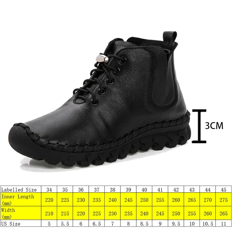 Koznoy 3 см 2024 удобные ботильоны из натуральной кожи в стиле ретро весна-осень-зима