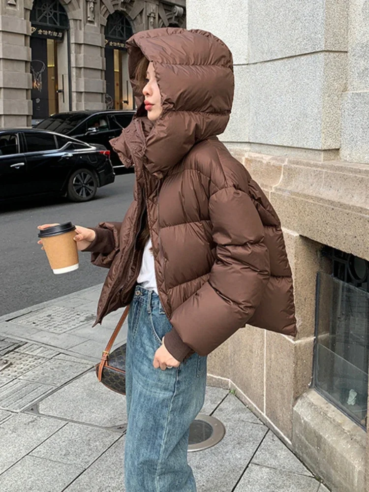 Женский утепленный пуховик Office Lady белый