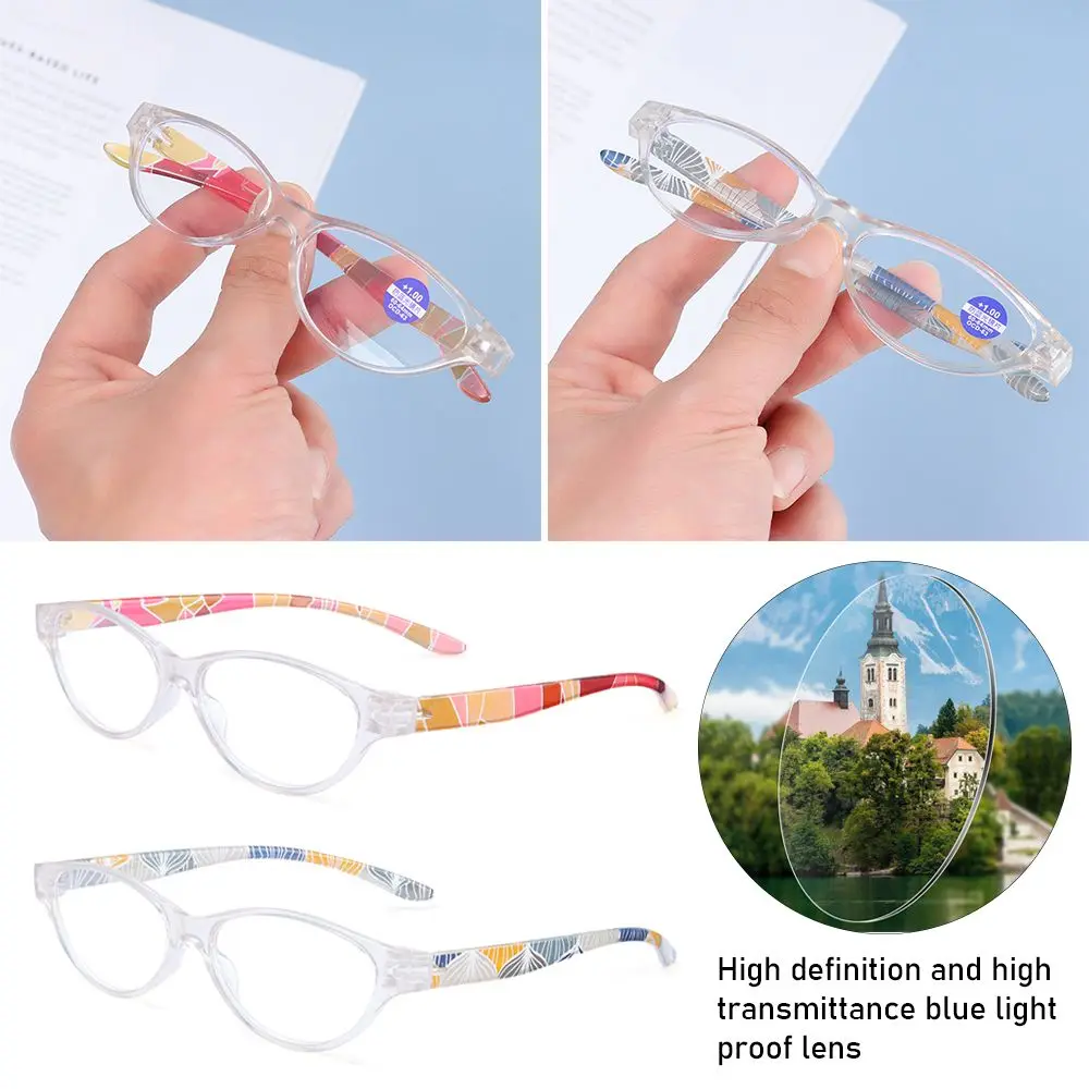 

Удобные портативные элегантные очки для чтения с цветами, очки с защитой от синего света, ульсветильник Кая оправа для защиты глаз