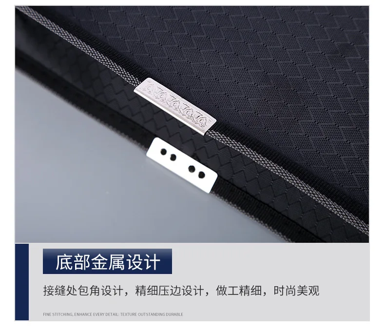

Three Dimensional Business Men's Handbag Canvas Horizontal Computer Briefcase