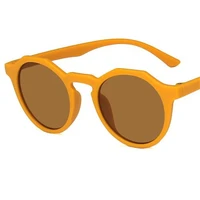 fashion children sunglasses retro sun glasses kids eyeglasses anti uv spectacles irregular ornamental adumbral a