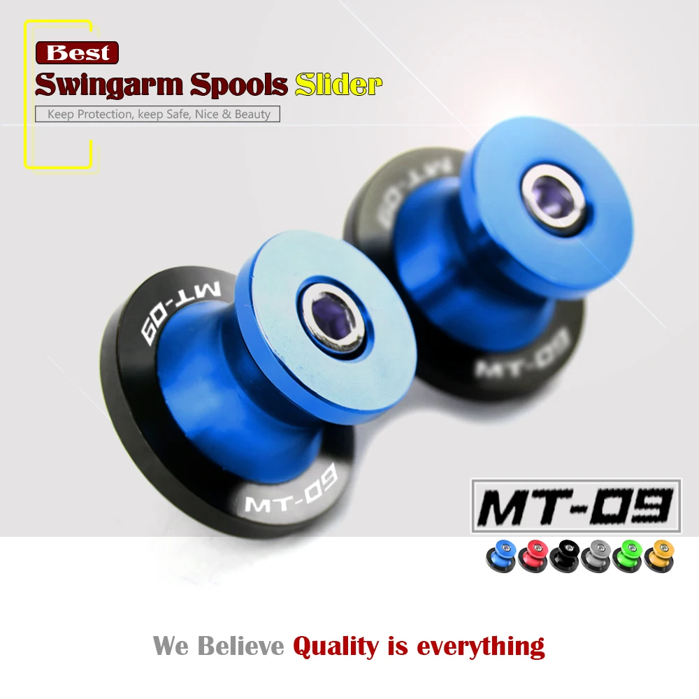 

2021 6 мм катушки для мотоцикла CNC Swingarm стенд винты слайдер для YAMAHA MT09 MT 09 MT-09 2013 2014 2015 2016 2017 2018 2019