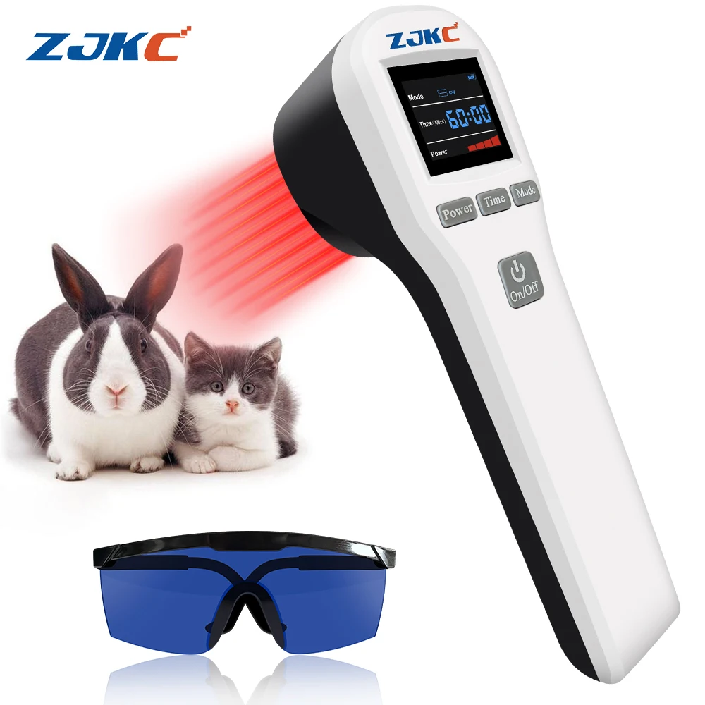 

ZJKC Soft Cold Laser Injury Pain Management Therapy for Arthritis Wound Healing Body Pain Relief 808nm 650nm Sciatica Human Pets