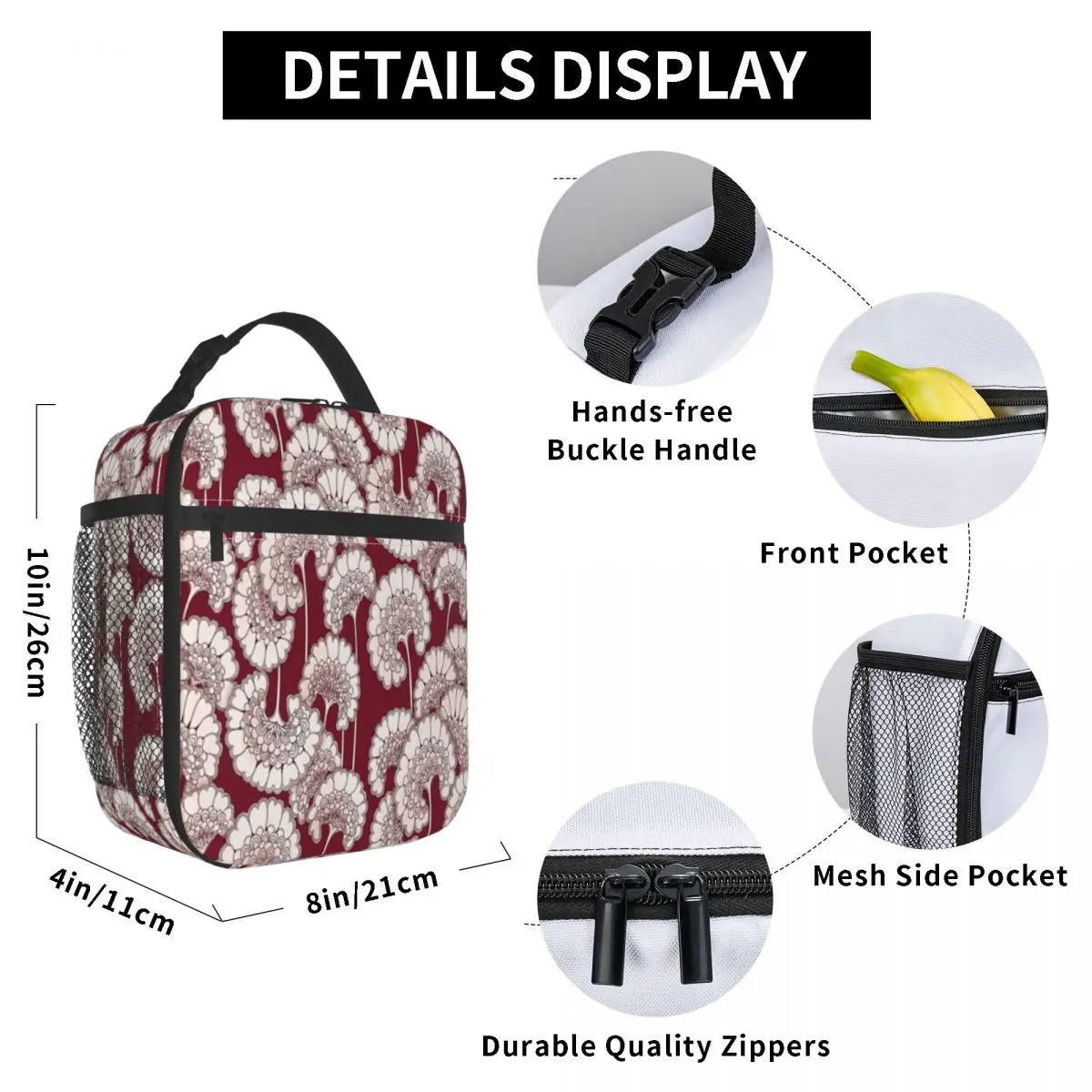 Фото Вдохновленный дизайн Florence Broadhurst — Red One Lunchbag №3