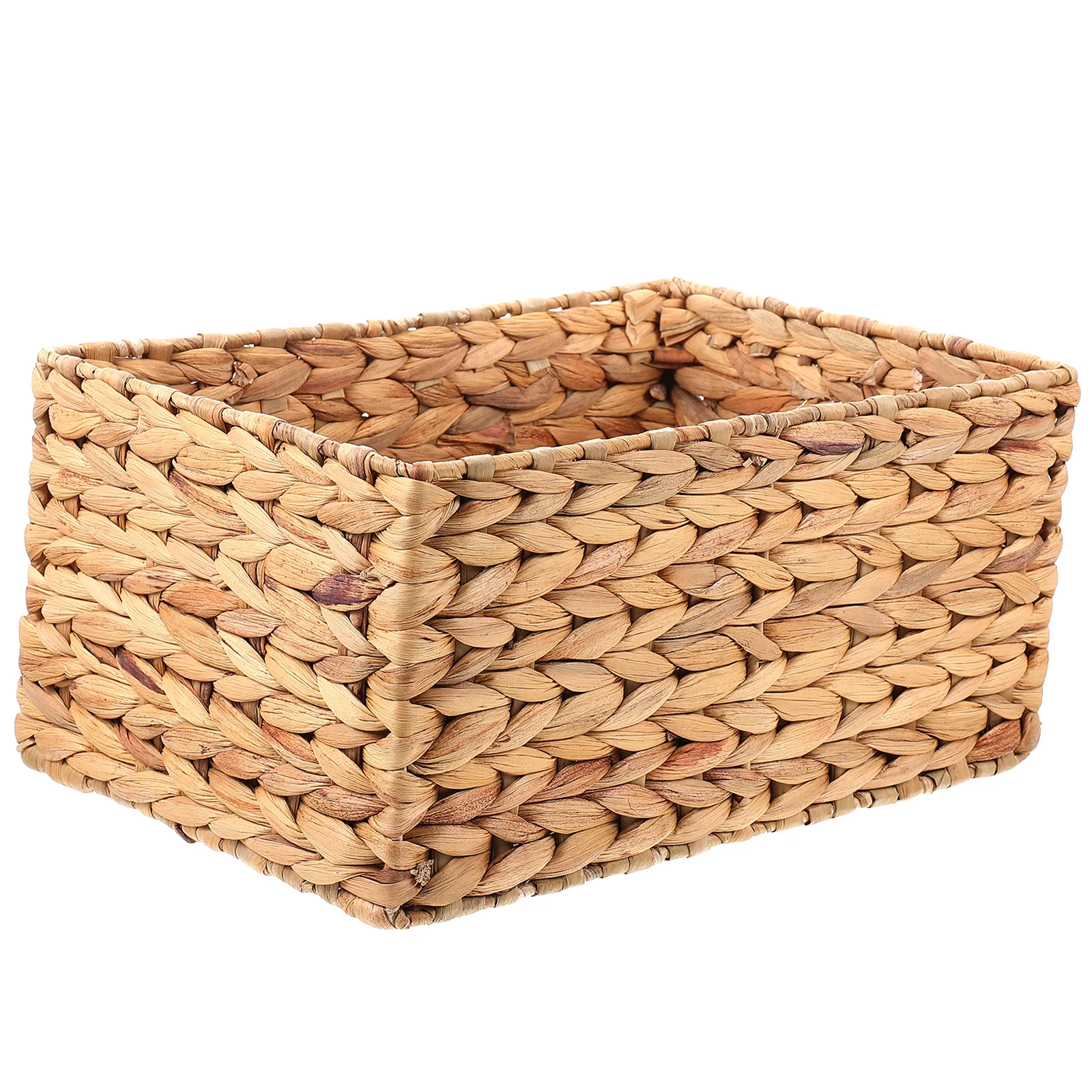 

Storage Basket Kid Snack Container Baskets Shelf Tray Water Hyacinth Grass Decorative Living Room Wicker Bins Child Organizing