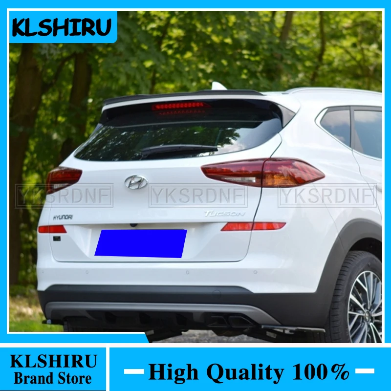 

Rear Roof Lip Spoiler For Hyundai Tucson TL Facelift 2019 + Hatchback Spoiler ABS Plastic Gloosy Black Car Tail Wing Decoration