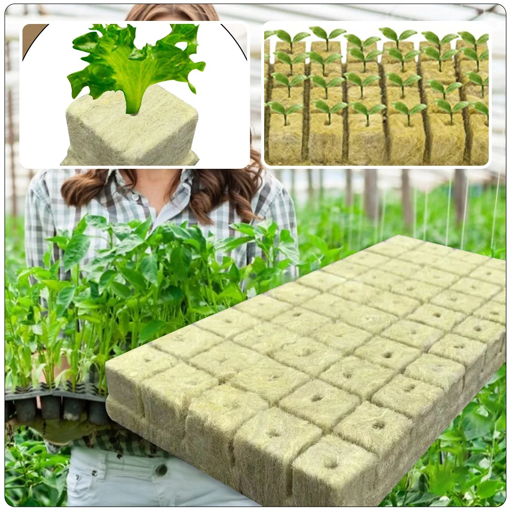 100 шт. растения Gardenrock Woolasbestos выращивание детский блок овощные питательные блоки