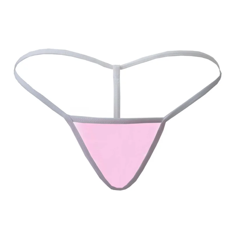 

sexy lingerie ropa mujer underwear women lenceria panties tanga thong Solid color Transparent chiffon Edging String Breathable