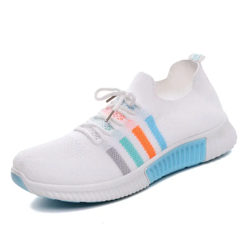 

Кроссовки женские легкие из дышащего сетчатого материала, спортивная обувь, Вулканизированная подошва, повседневные прогулочные, для тенн...