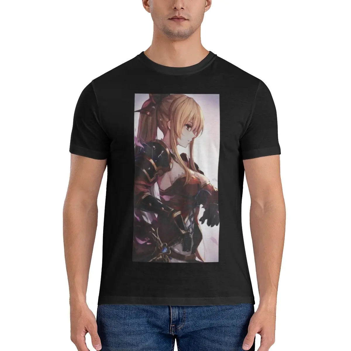 Фото Мужская футболка Funny Vira Shadowverse. Топы с принтом свободные и облегающие женские футболки. №3