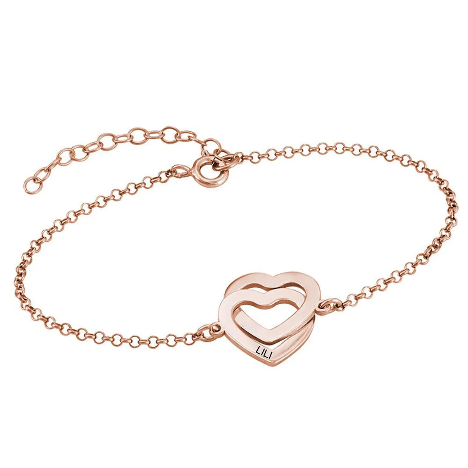 

Heart Bracelet Women's Personalized Bracelet Couple Bracelet Customization Name Bracelet Engraving Private Customization