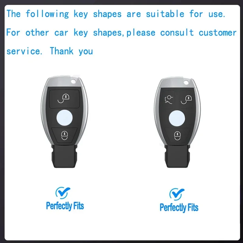 Чехол для ключа-брелка Mercedes Benz AMG C E M S CLS CLA GLK GLA GLC GLE умный пульт дистанционного