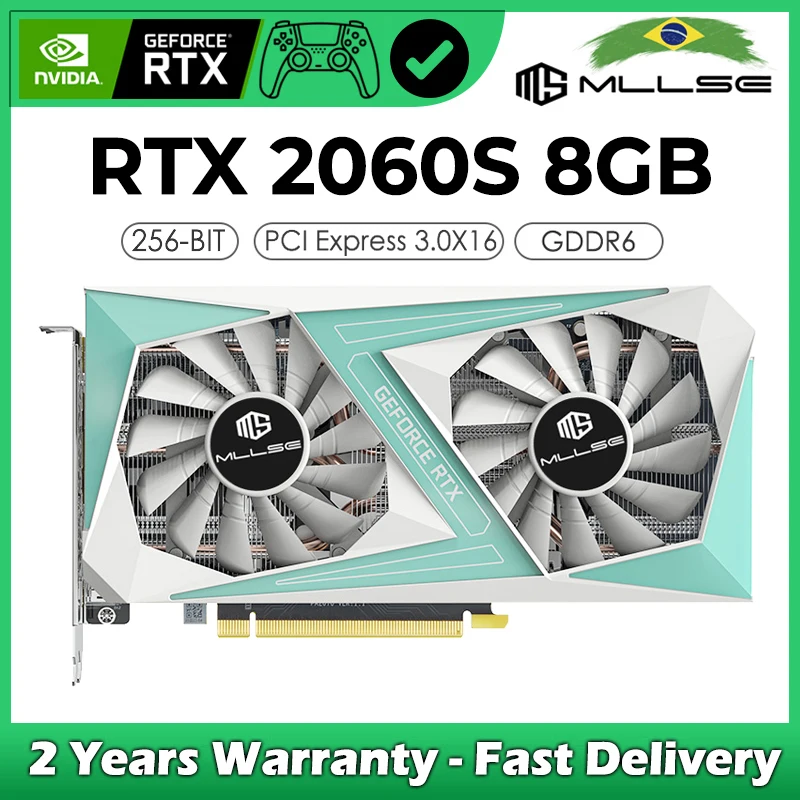

Видеокарта MLLSE NVIDIA GeForce RTX 2060 Super 8 Гб GDDR6 бит