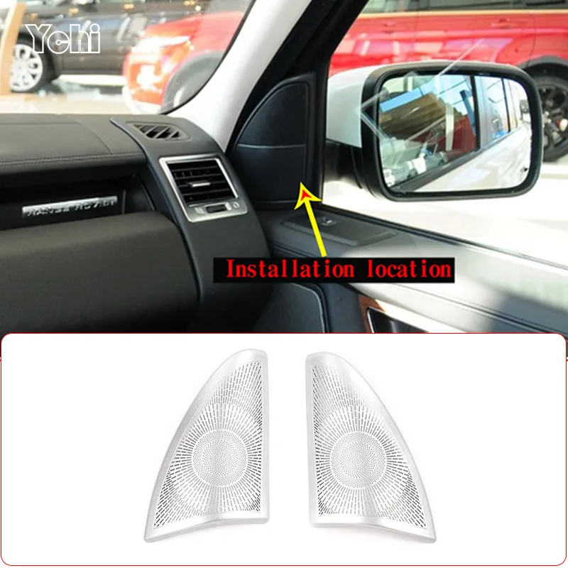 

Твитер для автомобильной двери из нержавеющей стали для Land Rover Range Rover Sport 2010-2013, крышка динамика, отделка, наклейка, автомобильные аксессуары