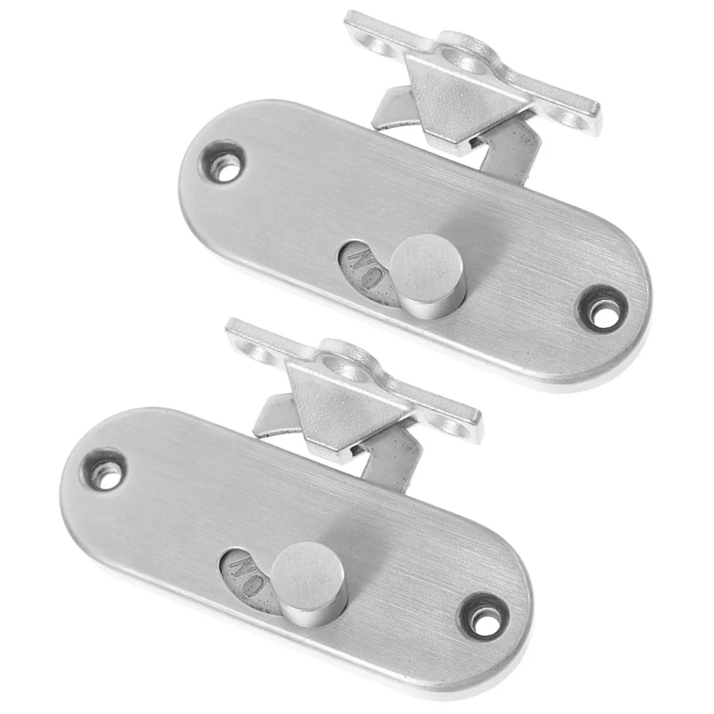 

2pcs Barn Door Lock Hasp Sliding Screen Door Latches 90 Degree Door Latch Outswing Door Latches