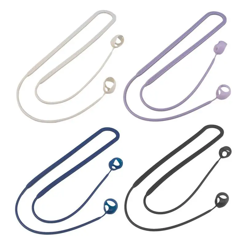 

Anti Lost Silicone Headphone Rope Headphone Neck Strap Cord String Sweatproof Earphoneearphones Anti lost Neck Strap Cord