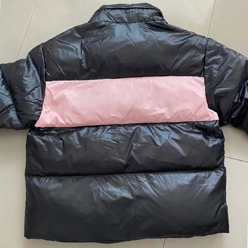 Letter Stitching Women Coat Winter White Duck Down Jacket Short Outwear 2022 New Warm Parkas High Quality Female Puffer Jacket enlarge