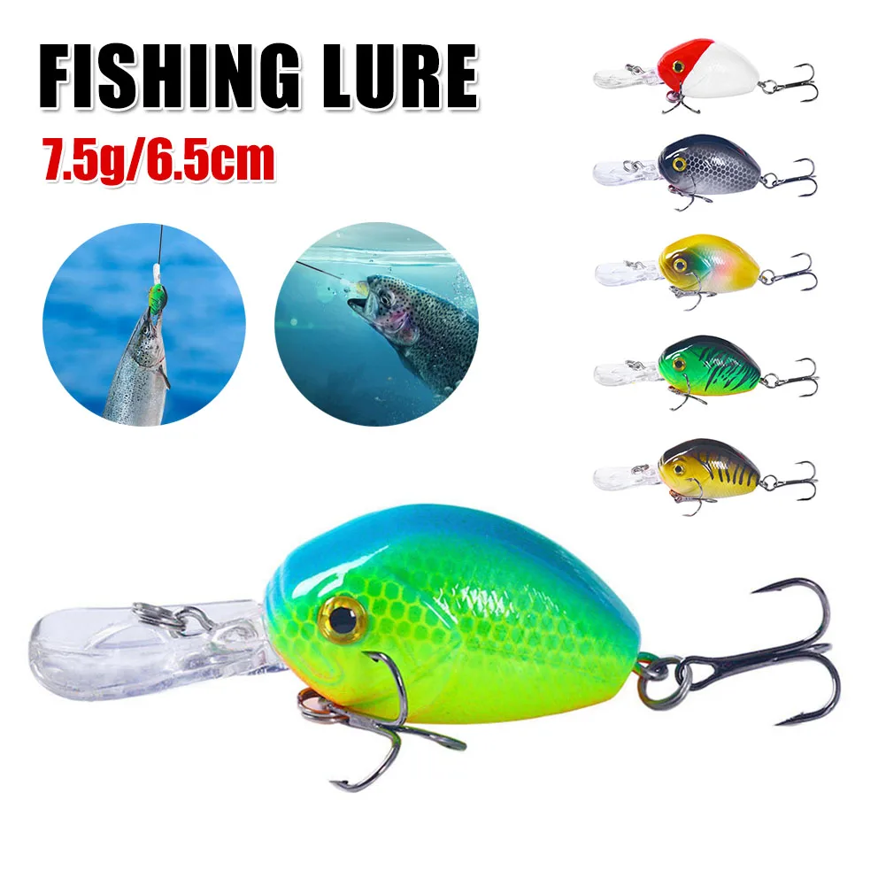 

1pcs Sinking Minnow Fishing Lures 6.5cm 7.5g Soft Bait Treble Hooks Artificial Crankbait Wobblers Swimbait Fishing Tackle Parts