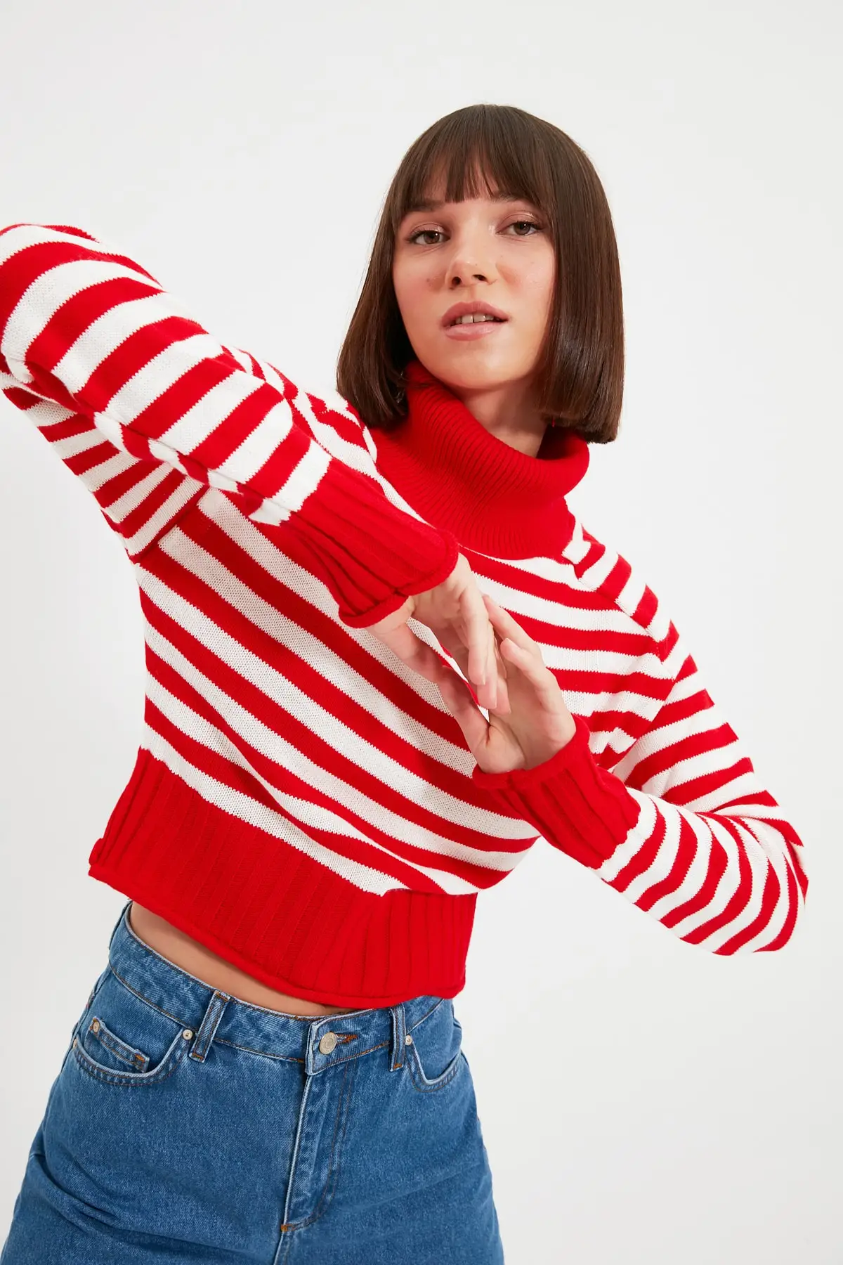 Trendyol Turtleneck Knitwear Sweater TWOAW22KZ1216